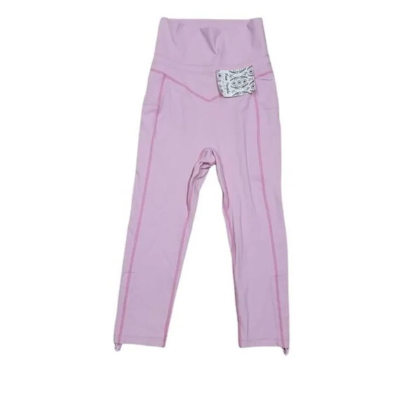 Free People Down To Earth Crop Legging in Peony - Picture 2 of 10